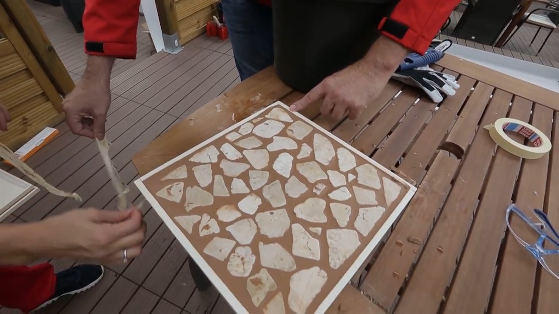 100.000 mester – DIY mozaikalátét